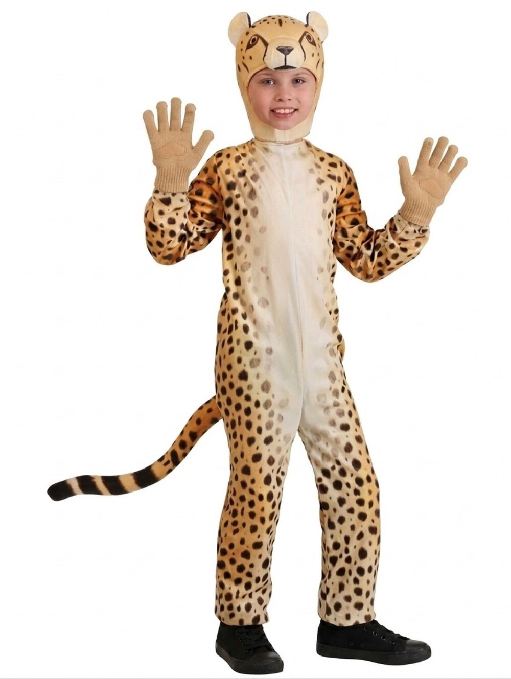 🎃 3T/4T • Cheerful Cheetah Costume & Headpiece • Dress up, Halloween, anyday